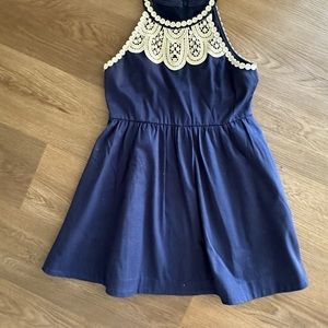 Lilly Pulitzer Youth Navy Dress - Size 12